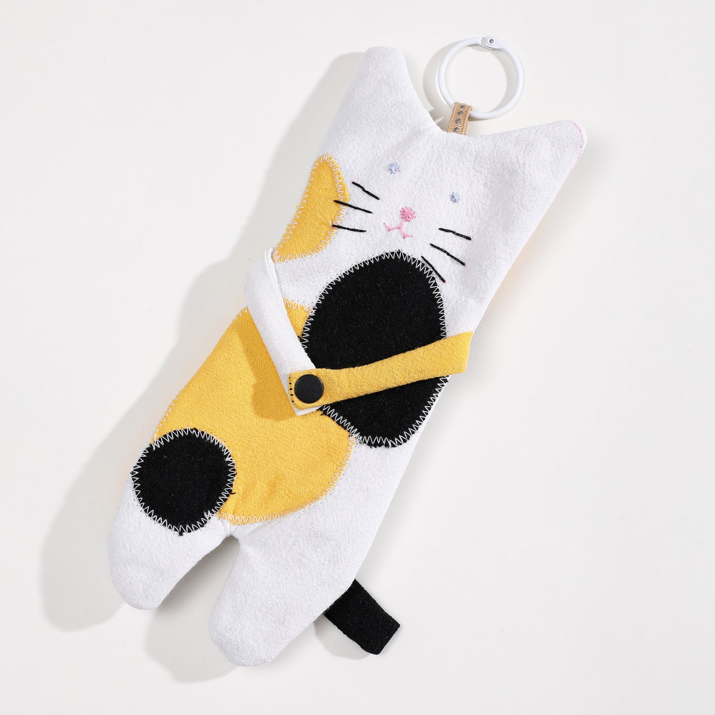Handmade Hugging Cat - Small Bag