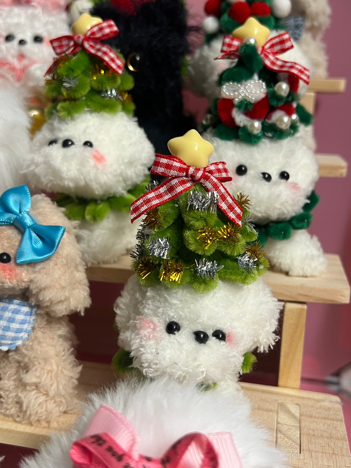 Twist stick Christmas dog