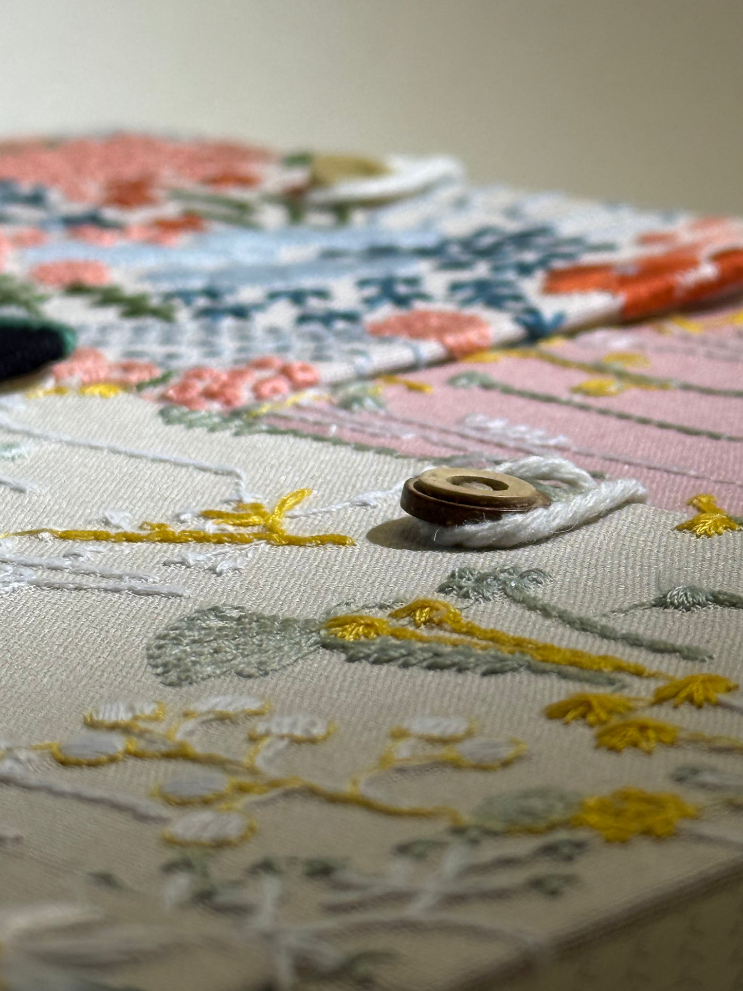 A6 Embroidered Hand-Made Notebook