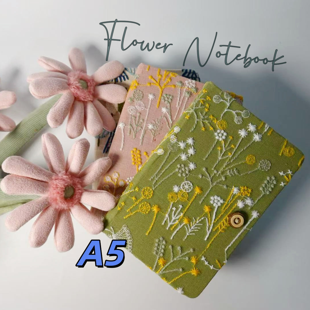 A5 Embroidered Notebook