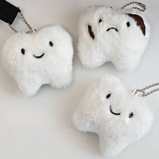 Tooth Pendant Keyring