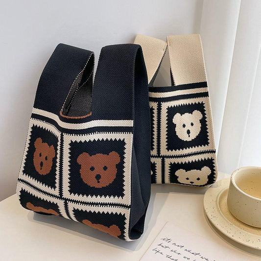 4 Bears Knitted Bag