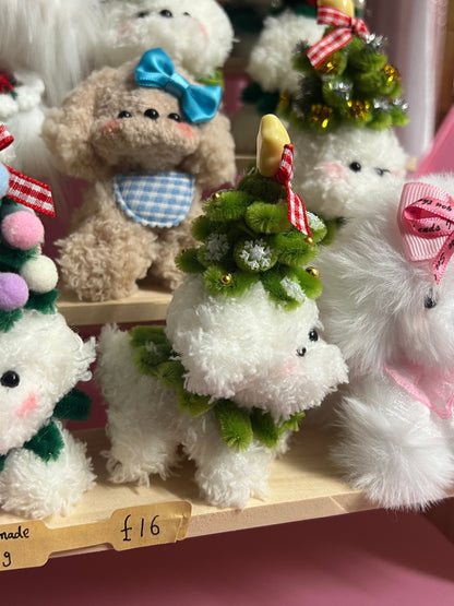 Twist stick Christmas dog