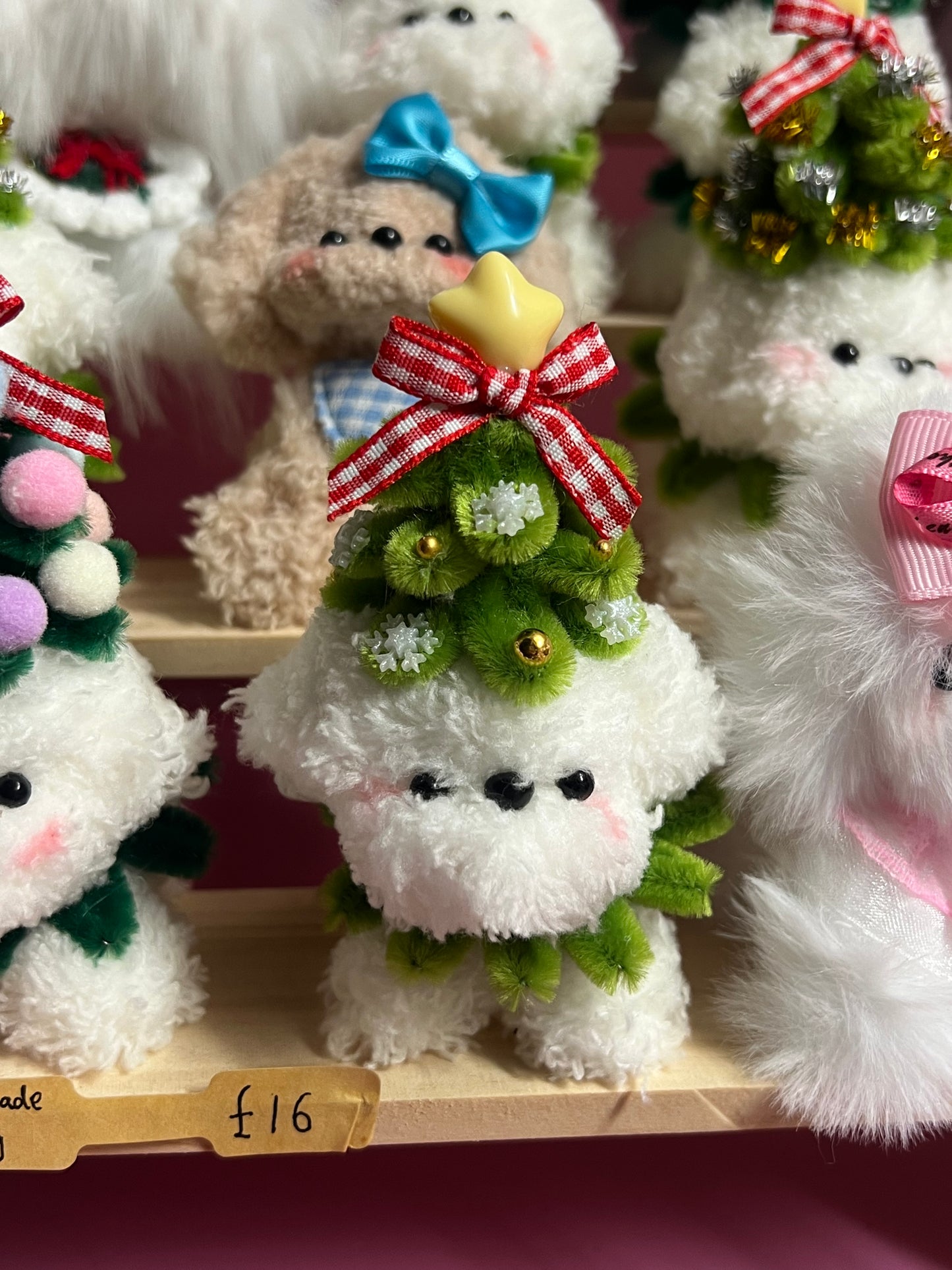 Twist stick Christmas dog