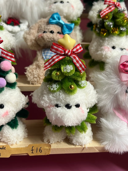 Twist stick Christmas dog